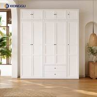Armoire Métallique Contemporaine avec Compartiment Supérieur pour Rangement de Vêtements – Idéale pour Villa, Chambre et Organisation Domestique