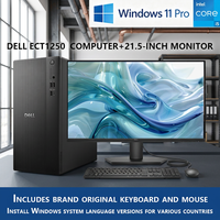 Computadora de Escritorio Dell ECT1250 Nueva, con Procesador I5-12400, 8GB/16GB de RAM DDR5, SSD+HDD NVMe y Monitor de 21.5 Pulgadas, Ideal para Oficina y Negocios