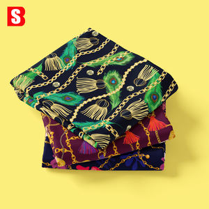 قماش قطني مطبوع من ريش وسلسلة بيسي قطن عضوي ليبرتي تانا قماش قطن لفساتين النساء - Product Image 1