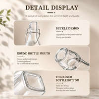 Bouteilles en verre hermétiques à bouchon basculant pour boissons, transparentes, avec bouchon à clapet, pour jus, soda, eau, bière – Approvisionnement direct usine