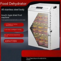 Hoogste kwaliteit 18-laags roestvrijstalen elektrische voedseldroger / voedseldehydrator (tray-droger) energiebesparend