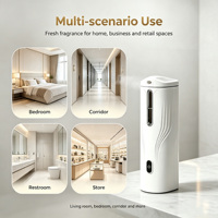Diffuseur d'arômes intelligent électrique en métal, contrôlé par application, à fixation murale ou sur table, double usage, 100 ml, pour huiles essentielles domestiques, directement de l'usine