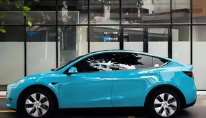 5 par 59 pieds finition brillante Crystal Blue Miami Blue film PVC emballage de voiture vinyle film autocollant changeant de couleur couvre la voiture - Product Image 5