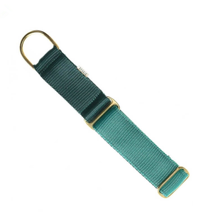 Luxuriöse Haustierprodukte: Verstellbare Nylon-Hundehalsbänder und Leinen-Sets mit passender Leine und goldfarbenen Metallbeschlägen - Product Image 3