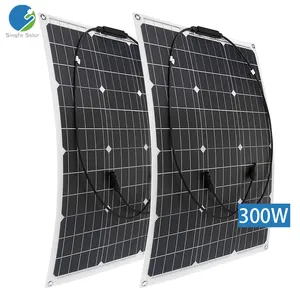 Singfo太阳能全黑310W阳台太阳能光伏家用汽车柔性太阳能模块完整