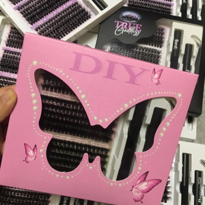 Pestañas <span class=keywords><strong>Postizas</strong></span> de Mink Sintético Cruelty Free, Estilo Wispy Cross, Paquete al por Mayor para Salón de Belleza y Fiestas - Product Image 3