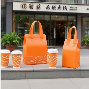 Sac Isotherme de Gros pour Plats à Emporter – Garde au Froid, Logo Personnalisé, Écologique, Sac Glacière Souple, Sacs Isothermes Non-Tissés Colorés - Product Image 5