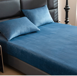 Drap-housse moderne en velours doux <span class=keywords><strong>Musea</strong></span> 200TC polyester/coton, ensemble de literie d'hiver écologique pour hôtels et usage domestique - Product Image 4