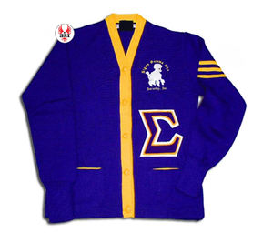 เสื้อคาร์ดิแกนอะคริลิกปักลายสำหรับผู้หญิงของชมรมซิกมาแกมมาโร |   เสื้อคาร์ดิแกนอะคริลิกปักลาย SGR Sorority สำหรับผู้หญิง - Product Image 5