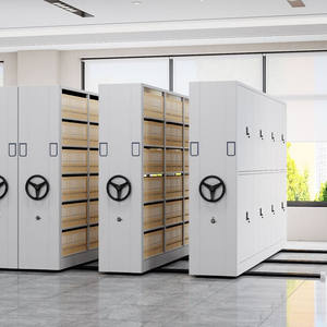 خزانة تخزين أرشيفية حديثة قابلة للتعديل والتحريك مع مسار متحرك للمكاتب والمنازل والمستشفيات والمكتبات - Product Image 3