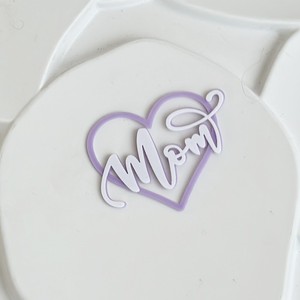 ของตกแต่งเค้กอะคริลิค รูปน้ำผึ้งและน้ำตาลหวาน สำหรับวันแม่ ท็อปเปอร์คัพเค้กสองชั้น สีสันสดใส - Product Image 5