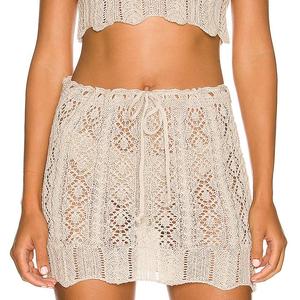 Runwaylover E4003 CROCHET गोफन फसल शीर्ष और CROCHET स्कर्ट संगठन - Product Image 3