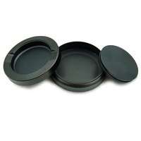 Boîte à Snus en métal de conteneur de sachets de Snus en aluminium moleté fait sur commande avec joint torique en caoutchouc