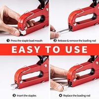 4 in 1 Licht Verkauf Polster werkzeuge Entferner Kabel kleines Sofa Bilderrahmen Zaun Holz winzige Hand manuelle Hefter mit Heftklammern
