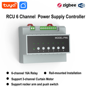 Module de commutation relais intelligent Wi-Fi <span class=keywords><strong>6</strong></span> voies 16A Zigbee, dispositif de contrôle à distance de puissance 110V-240V, interrupteur intelligent - Product Image 1