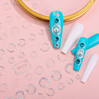 Nouvelle conception créative, paillettes, motifs variés, technologie laser Aurora, plastique écologique, autocollants pour ongles d'été auto-adhésifs