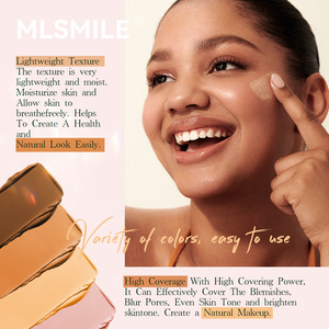 MLSMILE 6Color <b>Foundation</b> Stick Waterproof SweatProof Brightening Concealer Stick Light Matte Full Coverage <b>Foundation</b> Cosmetics - Product Image 2