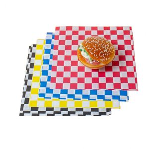 Personalized Eco-Friendly Recyclable Food Grade <b>Greaseproof</b> Heat Resistant Disposable Sandwich Packaging <b>Paper</b> for Fried Chicken - Product Image 3