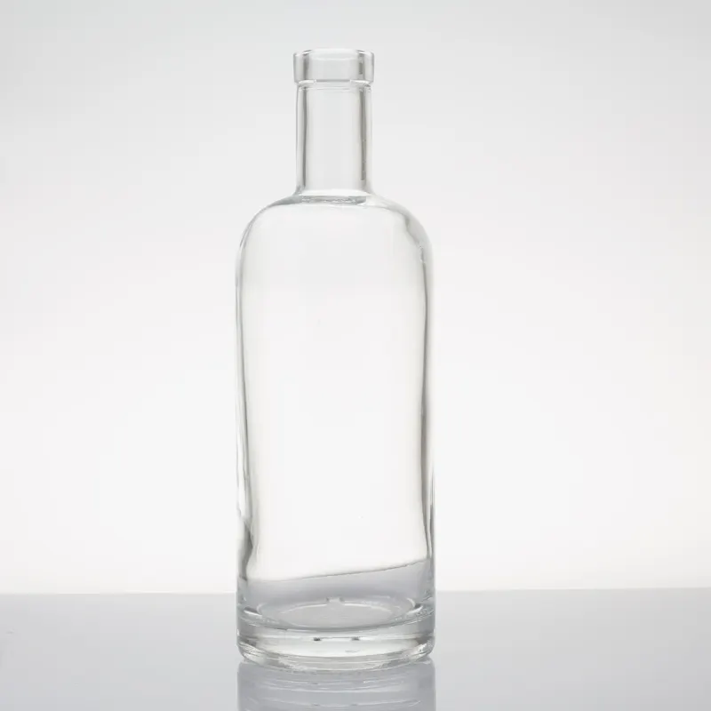 "High Quality Clear Glass Bottles for Export - Suitable for Tequila, Rum, Whiskey, Gin, Vodka, and Other Spirits Packaging"