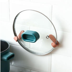 Bathroom Single Tier Non-Drilling Adhesive Plastic <b>Wall</b>-<b>Mounted</b> Modern Portable Rectangle Hook for <b>Hanging</b> <b>Clothes</b> - Product Image 5