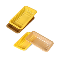 Plateau de stockage jetable, boîte rectangulaire en plastique pour le stockage de légumes et de viande, ensemble de plateaux PP EVOH 1 pièce