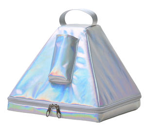 Pyramide chantante en quartz bleu triangulaire personnalisée par l'usine Jinfang avec maillet et sac de transport pour la guérison par le bain sonore et la méditation - Product Image 6