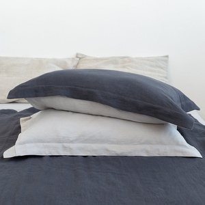 Hot Sale Luxury Pure Linen Duvet Bedding Set Queen/<b>King</b> Custom <b>Size</b> with AB Side Colors Printed Pattern Quality Grade Pillowcase - Product Image 5