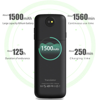 Appareil de traduction intelligent de langues à balayage vocal automatique en temps réel Portable de haute qualité