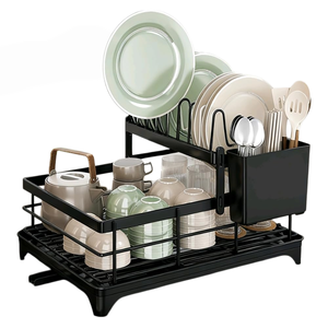 Multi-Layer Small Storage <b>Dish</b> <b>Rack</b> Simple Kitchen Supplies Bowl Tray <b>Rack</b> Household Drain for Organizing Kitchen Items - Product Image 1