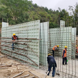 Hfsy kết hợp ván khuôn nhanh chóng tường nhựa thép ván khuôn kênh cống ống hành lang ván khuôn bê tông hình thức - Product Image 2