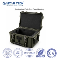 Caja de Plástico Resistente para Equipos, Color Verde Oscuro, Diseño de Molde Personalizado, Moldeo por Inyección, Directo de Fábrica OEM