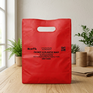 UKHI PBAT PLA Corn Starch Biodegradable And <b>Compostable</b> Eco Friendly D-Cut Carry <b>Bag</b> With 52 Microns and Customize Printing - Product Image 2