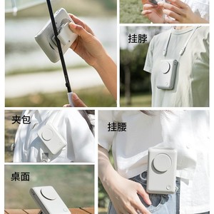 Portable Neck <b>Fan</b> <b>Mini</b> <b>USB</b> Rechargeable Wearable <b>Fan</b> For Outdoor Sports White Gray Pink 8-12 Hours Battery Life - Product Image 4