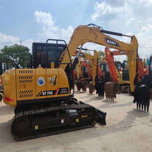 99% nouvelle marque chinoise 7Ton Sy75C d'occasion Sany pelle hydraulique sur chenilles SY75C à vendre - Product Image 2