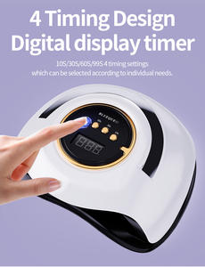 סלון באיכות גבוהה מניקור מייבש: 180w powerhouse, משולבת + הוביל, חיישן אינפרא אדום, לשאת ידית & Uem תמיכה - Product Image 3