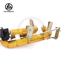 Échappement Valvetronic FUV CSZ pour Ferrari Purosangue 6.5L V12, échappement en X et cat-back, bouclier thermique doré SS304, commande à distance