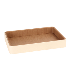 Rechteckiges Leder-Tablett mit Muster, Modern, Luxuriös, Multifunktional, Umweltfreundlich, Dekoratives Einzeltablett für Schmuckaufbewahrung und -präsentation im Wohnbereich - Product Image 6