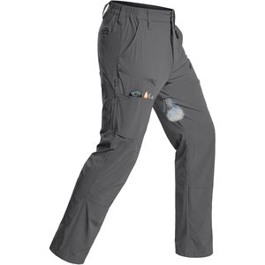 Pantalon cargo de randonnée pour homme, séchage rapide, résistant à l'eau, léger, en nylon, pour la pêche en plein air, tactique, 10 poches - Product Image 1
