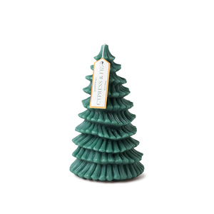 Candela Natalizia Profumata a Forma di Albero Alto, Fragranza di Cipresso e Abete, 25 Oz, Decorazione Festiva - Product Image 1