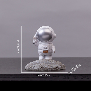 Soporte para Teléfono con Diseño de Astronauta, Accesorio de Escritorio de Resina, Diseño de Ciencia Ficción, Soporte para Tablet con Manos Libres, Esencial para Ver Películas - Product Image 6