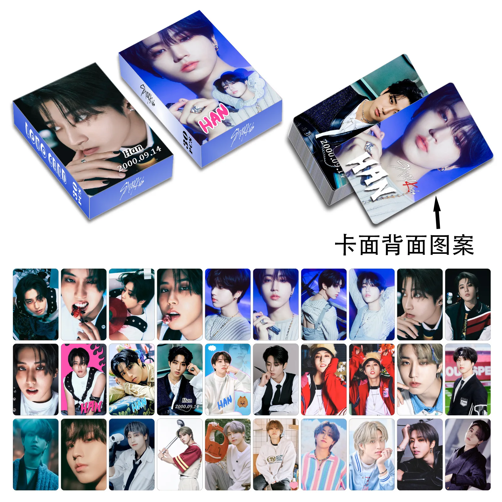 55Pcs/Set Box Kpop Groups Idols Photo Cards Straykids Photocard
