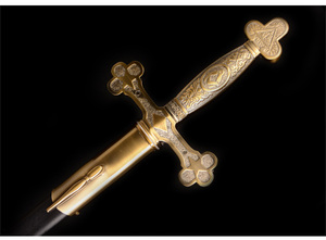 Style européen 84cm 1kg épée croisée pour Cosplay Collection épée jouet populaire - Product Image 2