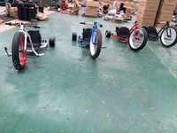 Tricycle à essence 250cc 48v DIY 100w en gros pour adolescents de 13 ans avec freins à disque