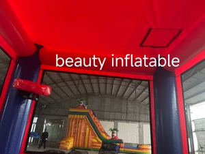 Thương mại PVC <span class=keywords><strong>Inflatable</strong></span> Spider Man <span class=keywords><strong>Bounce</strong></span> House Combo trượt cho Đảng cho thuê - Product Image 6