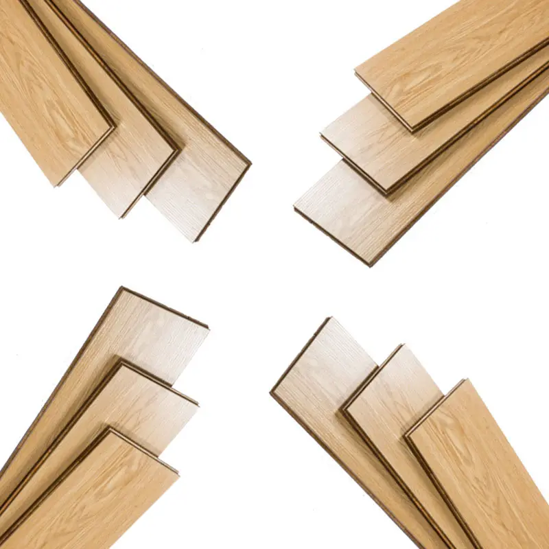 Les fabricants stockent 10mm plancher en bois d'ingénierie plancher stratifié utilisé pour le plancher de location