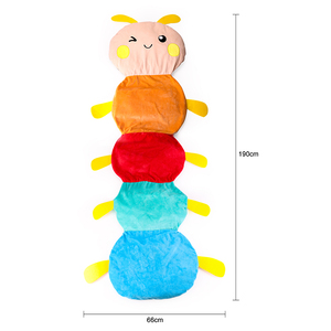 Tapis sensoriel en tissu EDUsense Caterpillar, tapis de jeu multi-textures pour bébé, jouet éducatif Montessori avec certification ASTM EN71 - Product Image 2