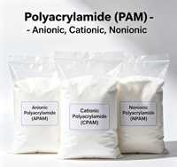 Polyacrylamide Cationique (CPAM) en Poudre à Flocculation Rapide, Pureté 99%, pour Boues Biologiques et Eaux Usées Organiques Industrielles