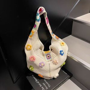 <span class=keywords><strong>Borsa</strong></span> a <span class=keywords><strong>tracolla</strong></span> in tessuto scavato personalizzata <span class=keywords><strong>borsa</strong></span> da spiaggia in rete fatta a mano boemia Vintage Crochet borse da donna - Product Image 5