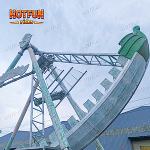Estructura Galvanizada en Caliente Sin Base, Barco Pirata de 40 Asientos para Operaciones Globales de Atracciones de Ferias - Product Image 5