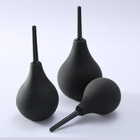 Irrigateur vaginal en silicone en forme de poire, pour lavement anal, jouet sexuel, buse de lavement, nettoyeur anal, Chuveiro pour hommes gays